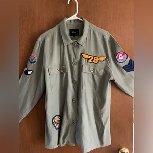 Rails Military inspired, two pocket shirt.